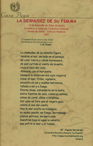 POETA ALMERIENSE M NGELES BERNRDEZ LPEZ